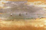 Edgar Degas Beach Landscape_2 oil